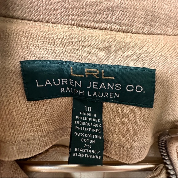 Lauren Ralph Lauren Tan Jean Jacket - Picture 10 of 10